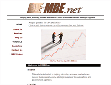 Tablet Screenshot of e-mbe.net